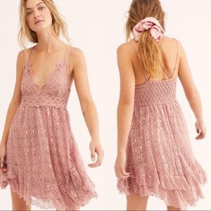 Free People Adella Lace dress